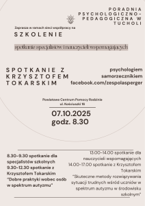 Read more about the article Zaproszenie na spotkanie specjalistów