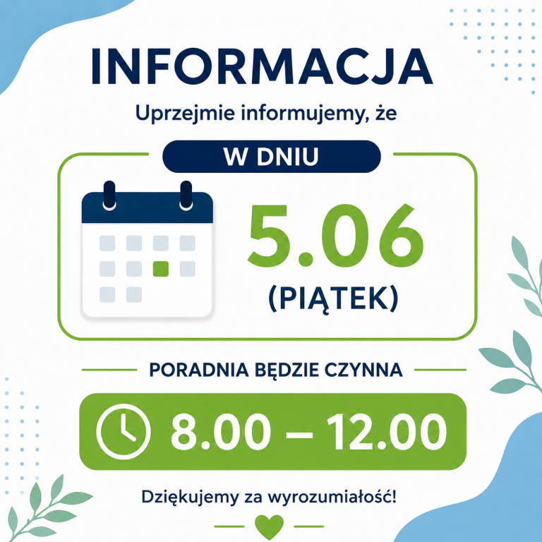 Zmiana godzin pracy