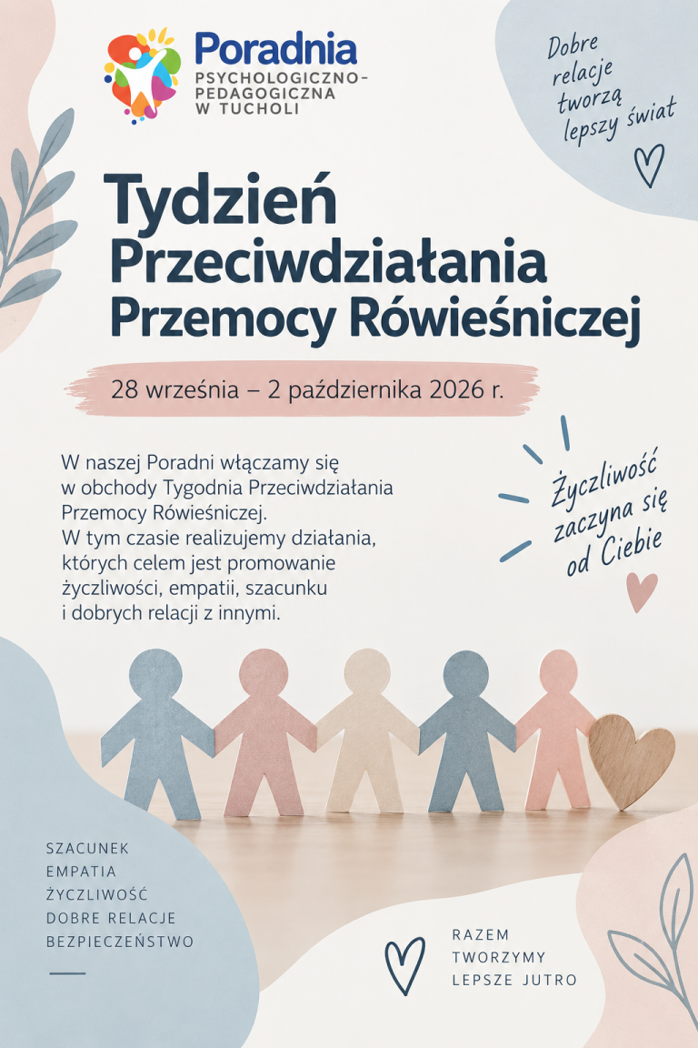 Tydzień Przeciwdziałania Przemocy Rówieśniczej w naszej Poradni