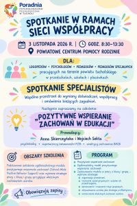 Read more about the article Szkolenie “Pozytywne wspieranie zachowań w edukacji”